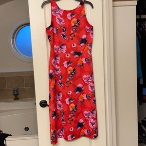 Banana Republic 10 petite midi sleeveless dress